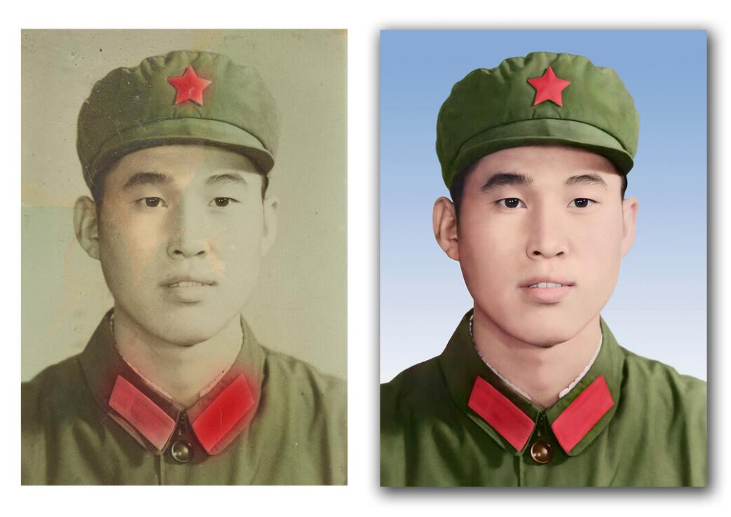 歙县破损照片修复-18
